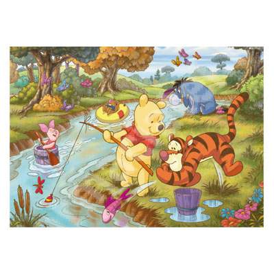 Set puzzle Winnie the Pooh, 2 puzzle 20+60 piese, Clementoni