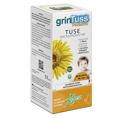 GrinTuss Pediatric sirop de tuse pentru copii, 180 ml, Aboca