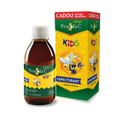 Sirop expectorant Propolis C Kids, 150 ml, Fiterman Pharma