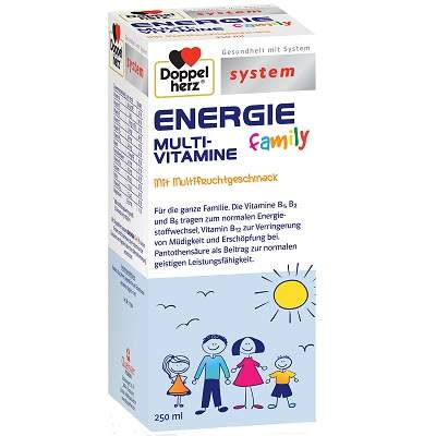 Sirop Multivitamine - DoppelHerz ENERGIE Family, 250ml, Queisser Pharma