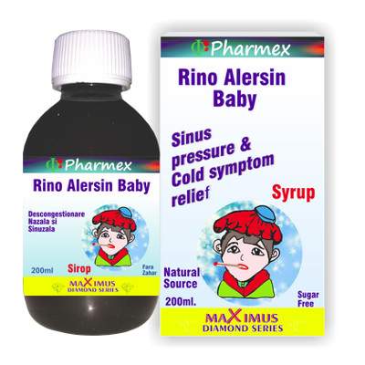 Sirop Rino Alersin Baby, 200 ml, Pharmex
