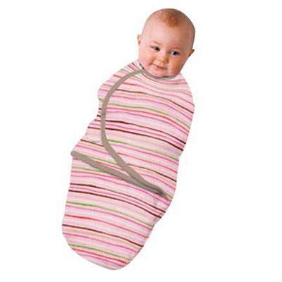 Sistem de infasare pentru bebelusi SwaddleMe Dungulite Pink, 72194, Summer Infant