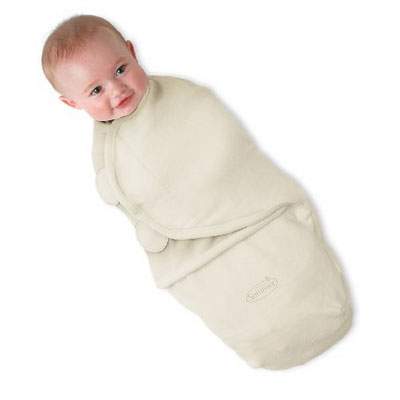 Sistem de infasare pentru bebelusi SwaddleMe Ivory Polar, 73524, Summer Infant