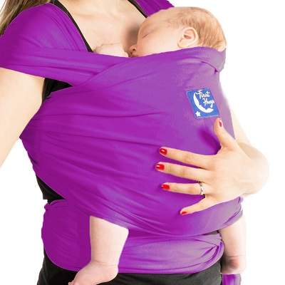 Sistem de purtare pentru copii, Wrap Elastic, Purple, First Hug