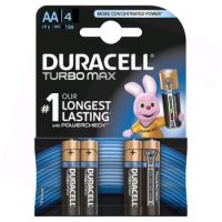 Baterii Turbo Max AA4, 4 buc, Duracell