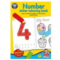Carte de colorat cu activitati in limba engleze Invata Numerele, Orchard Toys