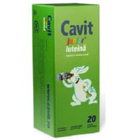 Cavit Junior, luteina cu gust de caise, 20 tablete, Biofarm