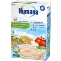 Cereale cu lapte, hrisca si mar, +6luni, 200g, Humana
