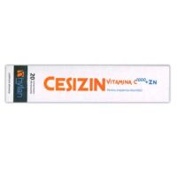 Cesizin, Vitamina C 1000 +Zn, 20 comprimate efervescente, Hyllan