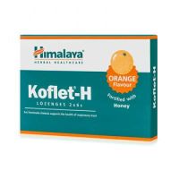 Koflet-H cu aroma de portocale, 12 pastile, Himalaya