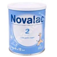 Lapte, Formula 2, Grupa +6 luni, 400 g, Novalac