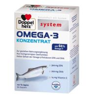 Omega 3 concentrat Doppelherz, 60 capsule, Queisser Pharma