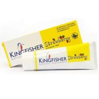 Pasta de dinti naturala pentru copii fara fluor, 75 ml, Kingfisher