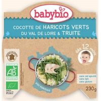 Piure Bio Pastrav cu legume, +12 luni, 230 g, Babybio