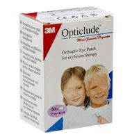 Plasture ocular pentru terapia ocluziva, Opticlude, 5.7x8.2 cm, 20 bucati, 3M