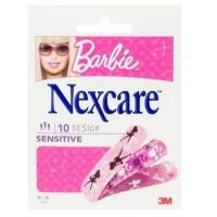 Plasturi Sensitive Barbie, 10buc, Nexcare