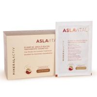 Pudra de argila pentru tratamente cosmetice Aslavital, 10 plicuri, Farmec