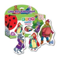 Puzzle magnetic - Scufita Rosie, Roter Kafer