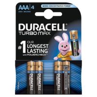 Set Baterii Turbo Max AAAK4, Duracell