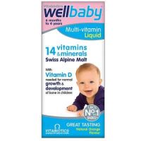 Sirop cu 14 vitamine si minerale WellKid Baby and Infant, 150 ml, Vitabiotics