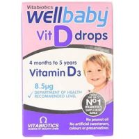 Wellbaby cu Vitamina D3, +4luni, 30ml, Vitabiotics