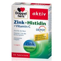 Zinc, Histidina si Vitamina C DEPOT  Doppelherz Aktiv, 30 tbl, Queisser Pharma