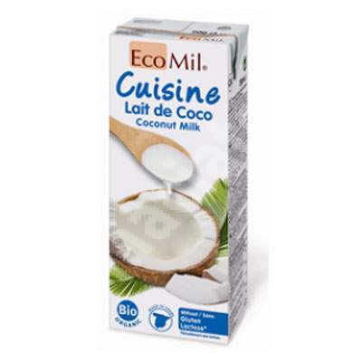 Smantana Bio cu crema de cocos, 200 ml, Ecomil