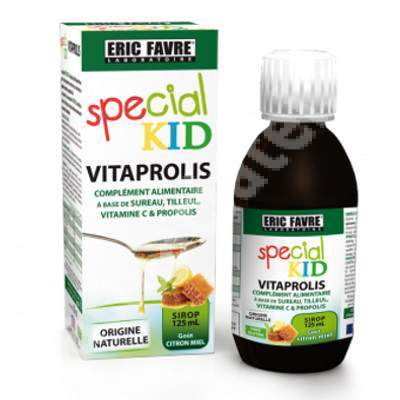 Special Kid Vitaprolis sirop, 125 ml, Laboratoarele Eric Favre
