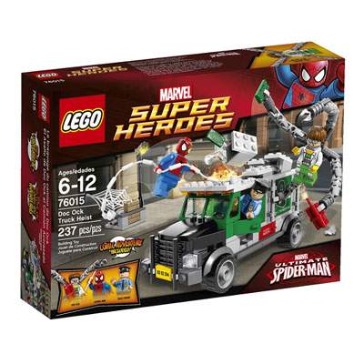Spider-Man atacul lui Doc Ock asupra camionului Super Herdes, 6-12 ani, L76015, Lego