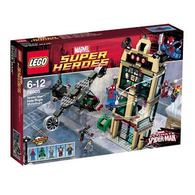 Spider Man confruntarea Super Heroes 6-12 ani, L76005, Lego