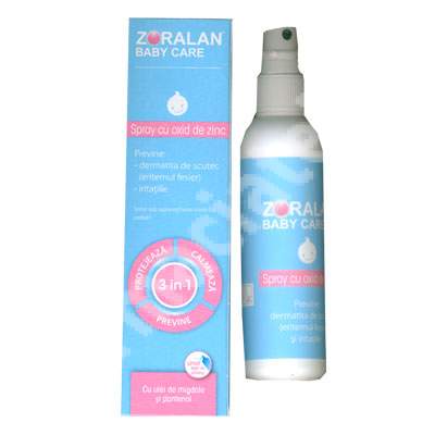 Spray cu oxid de zinc Zoralan Baby Care, 100 ml, Lab. Oystershell