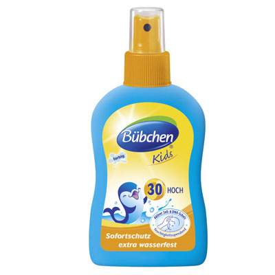 Spray de plaja pentru copii SPF 30, 150 ml, Bubchen
