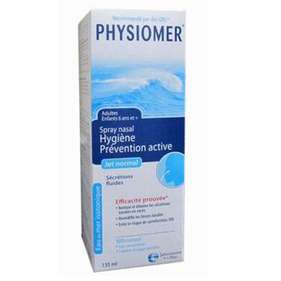 Spray nazal cu apa de mare izotona Physiomer Gentle Jet, 135 ml, Omega Pharma