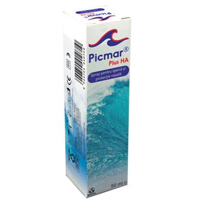 Spray nazal igiena si protectie Picmar Plus HA, 50 ml, Biofarm