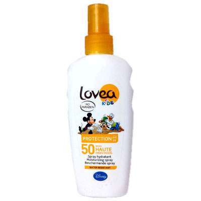 Spray protector hidratant pentru copii SPF 50, 200 ml, Lovea
