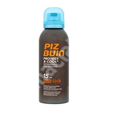 Spuma revigoranta, SPF15 Protect & Cool, 150 ml, Piz Buin
