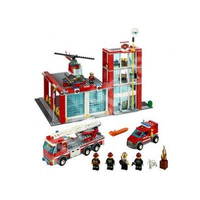 Statie de pompieri 6-12 ani, L60004, Lego