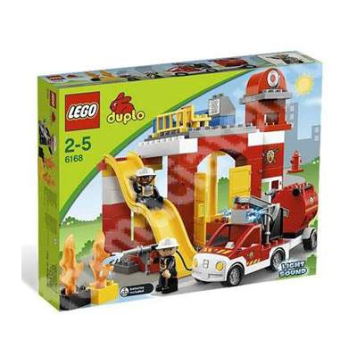 Statie de pompieri Duplo 2-5 ani, L6168, Lego