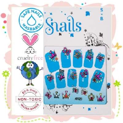Stickere pentru unghii Little Miss Diva, Snails
