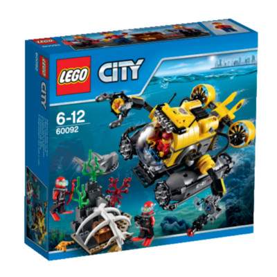 Submarin City, 6-12 ani, L60092, Lego