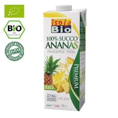 Suc Bio de ananas, 1 L, Isola Bio