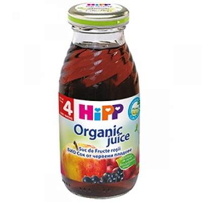 Suc de fructe rosii, +4 luni, 200 ml, Hipp