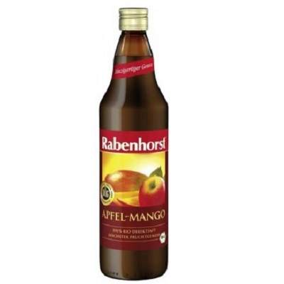 Suc de mere si mango bio, 750 ml, Rabenhorst