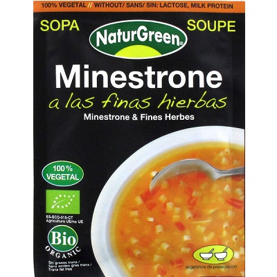 Supa Bio Minestrone cu ierburi fine, 40g, NaturGreen