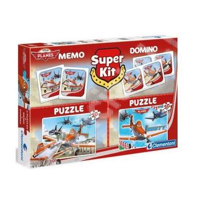 Super Kit Memo&Domino Avioane, CL08204, Clementoni