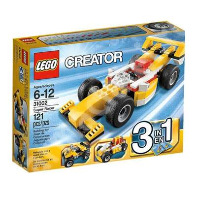 Super masina de curse 3in1 Creator, 6-12 ani, L31002, Lego