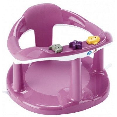 Suport ergonomic de baie Aquababy Orchid Pink, 195352, Thermobaby