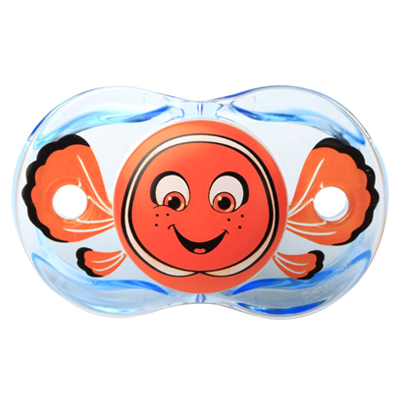 Suzeta Finley Keep it Clean Clownfish, 0-36 luni, Raz Baby