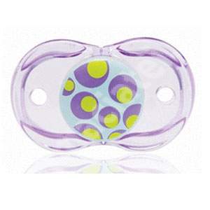 Suzeta Purple Dots Keep-It-Kleen, 0-3 ani, Raz Baby