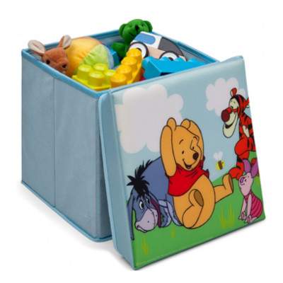 Taburet si cutie depozitare jucarii Disney Winnie the Pooh, TB85872WP, Nattou